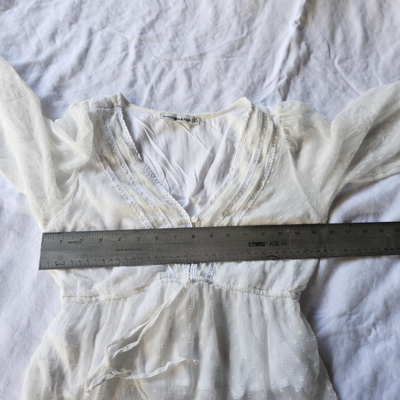 Abercrombie & Fitch Elegant White Women's Top - Picture 7 of 7